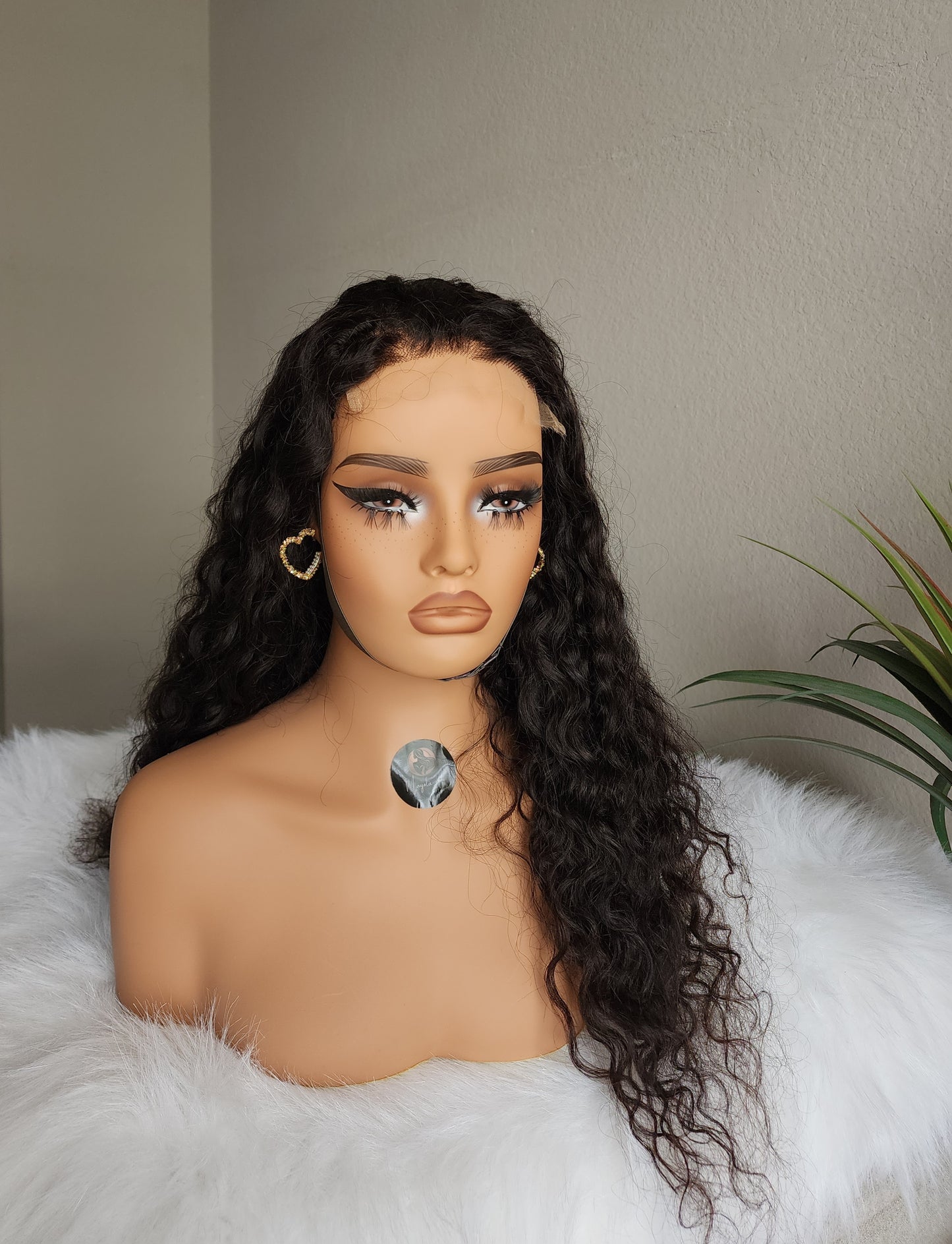 Premium Mink Brazilian Water Wave 5x5 HD lace Closure Wig