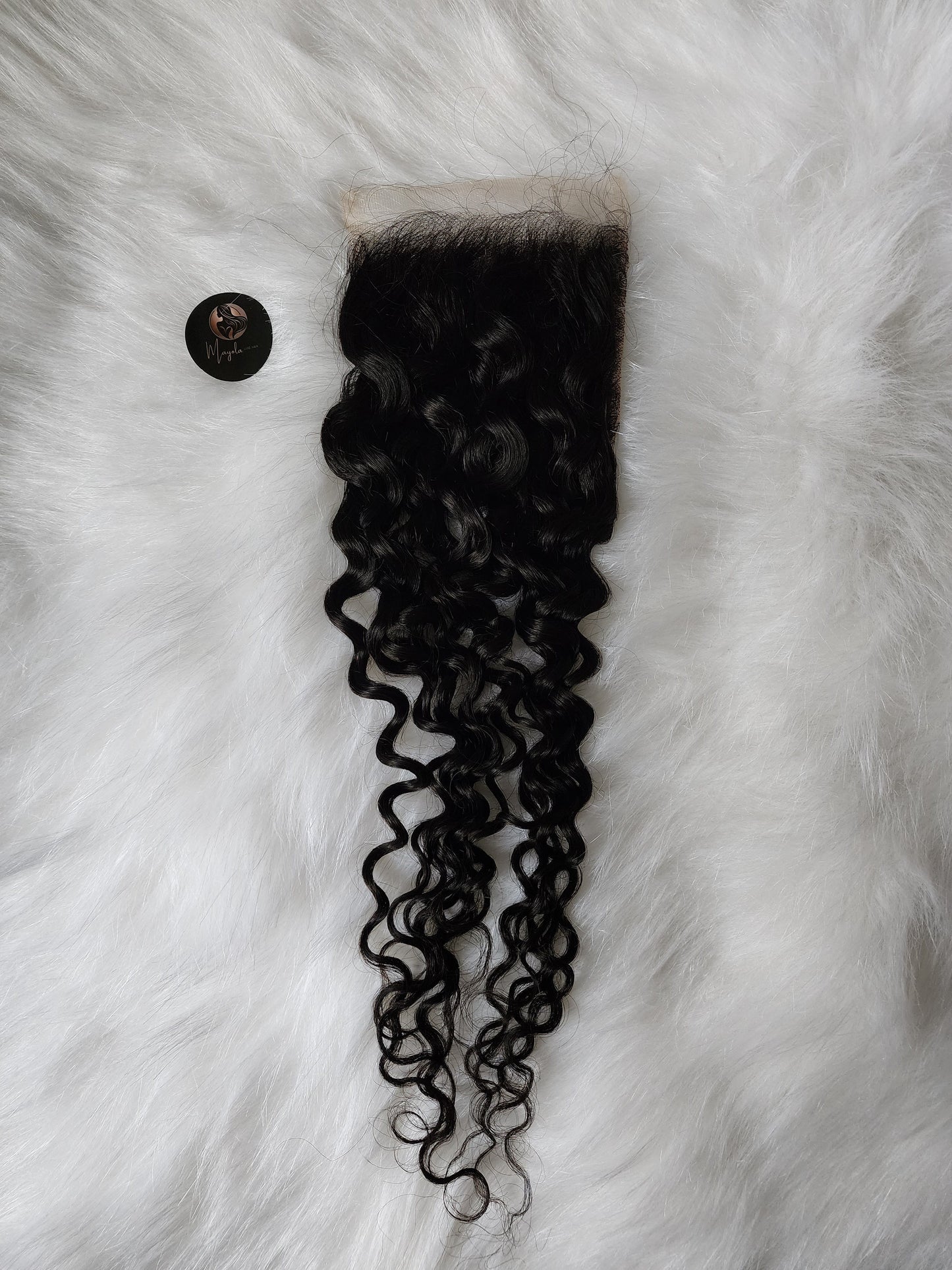 Premium Mink Brazilian Water Wave 5x5 HD Closure