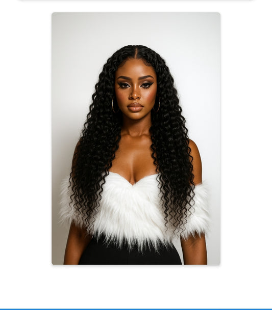 Burmese Deep Wave 5x5 HD lace Closure Wig