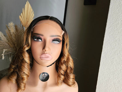 Mayola 1B/27 Ombre Body Wave 5x5 HD Lace Wig