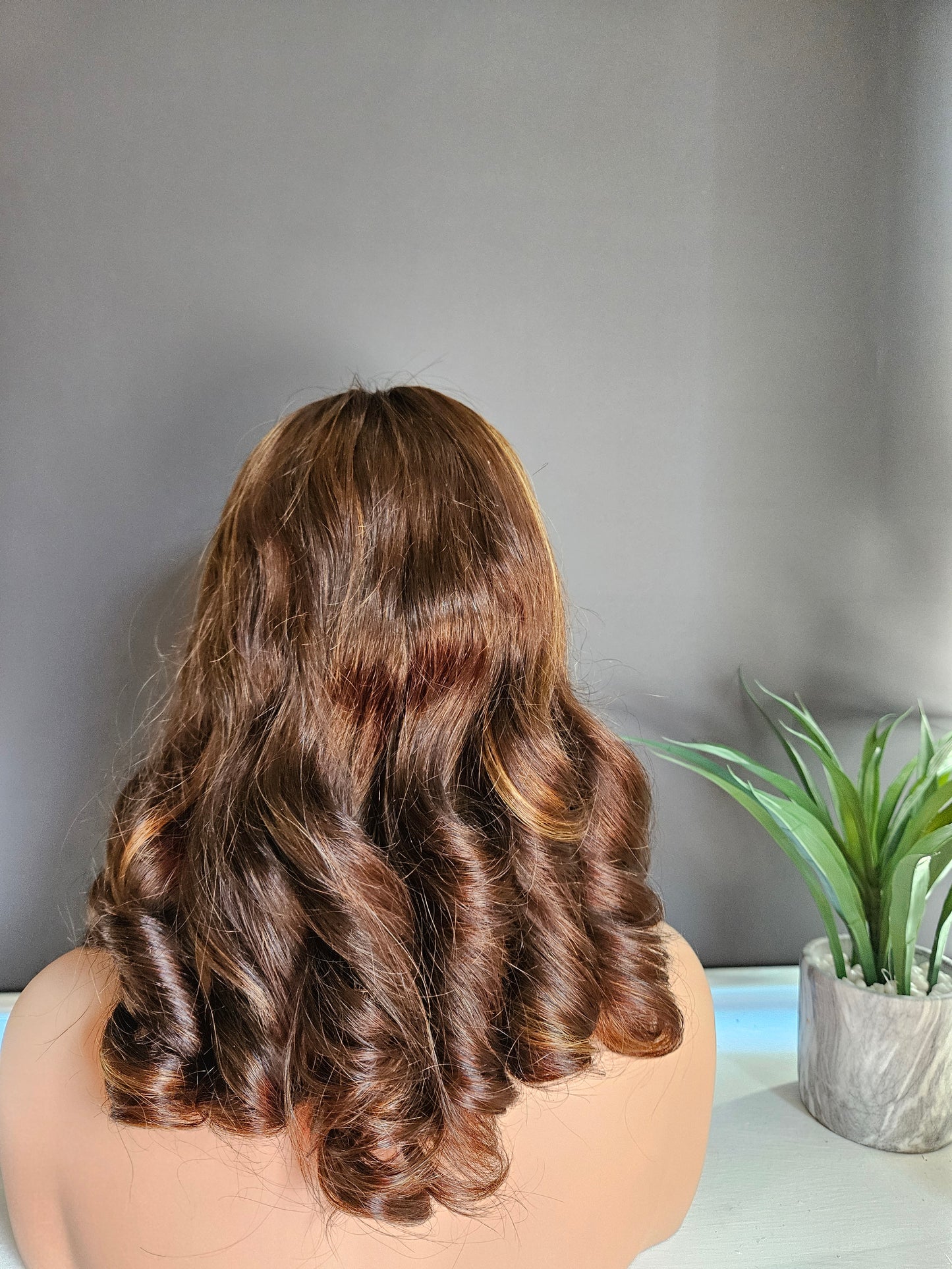 Mayola Premium Classic Piano Highlight - Body Wave HD Lace  Wig